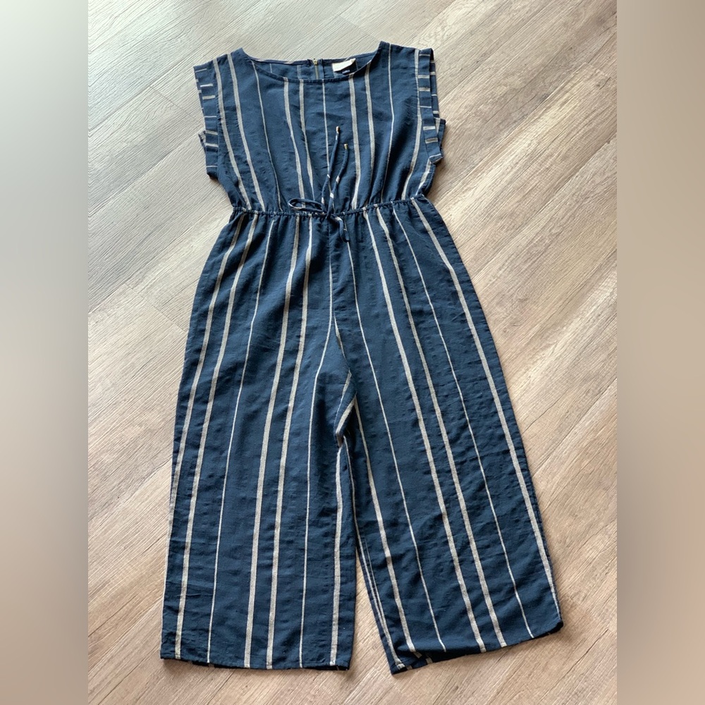 Universal Thread Target Women’s Navy Striped Romper Jumpsuit Size M